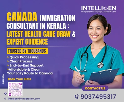 Image of best immigration consultants in Thodupuzha Kerala helping clients with skilled migration, Canada PR, OET coaching, partner visa, Australia subclass visa, and job seeker programs. Authored by Intelligent Immigration, featured by https://intelligenimmigration.com/