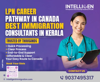 Image of best immigration consultants in Thodupuzha Kerala helping clients with skilled migration, Canada PR, OET coaching, partner visa, Australia subclass visa, and job seeker programs. Authored by Intelligent Immigration, featured by https://intelligenimmigration.com/